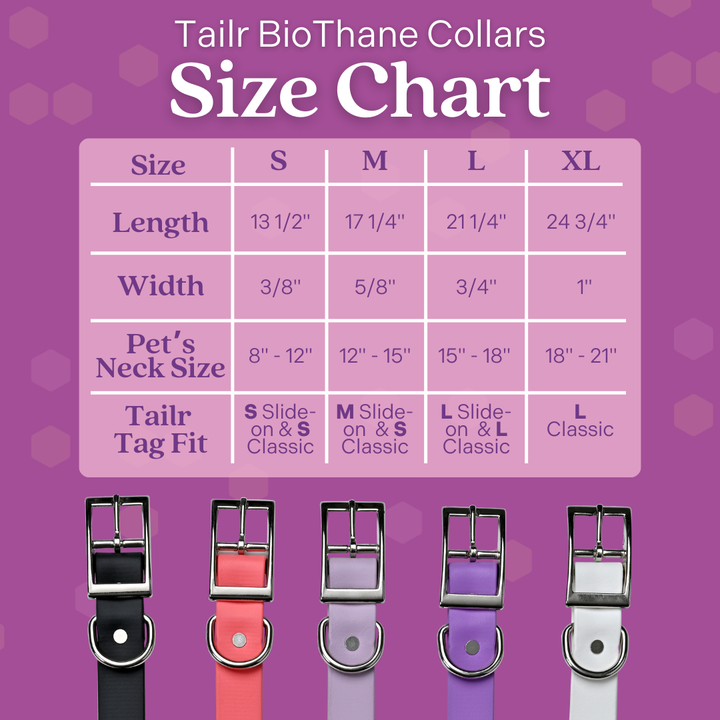 Tailr Premium BioThane Pet Collar
